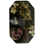 Шкатулка из эпоксидной смолы с цветами черная Epoxy Resin Box Black варинант исполнения - 1 | Loft Concept в Самаре
