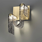 Бра волнистой формы из фактурного стекла Wave варинант исполнения - 3 | Loft Concept в Самаре