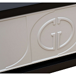 Тумбочка прикроватная с ящиком черно-серого цвета Noble Nightstand варинант исполнения - 3 | Loft Concept в Самаре