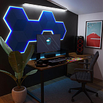 Гипсовая 3D панель с принтографией PM-52 варинант исполнения - 1 | Loft Concept в Самаре