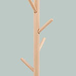 Напольная вешалка из массива бука Branches Hangers Light варинант исполнения - 3 | Loft Concept в Самаре