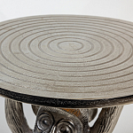 Столик с подстольем в виде обезьянки Bombay Nickel варинант исполнения - 3 | Loft Concept в Самаре