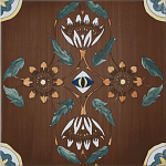 Плитка с узором Васильки 2 варинант исполнения - 1 | Loft Concept в Самаре