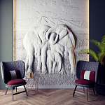 Барельеф ELEPHANTS варинант исполнения - 2 | Loft Concept в Самаре