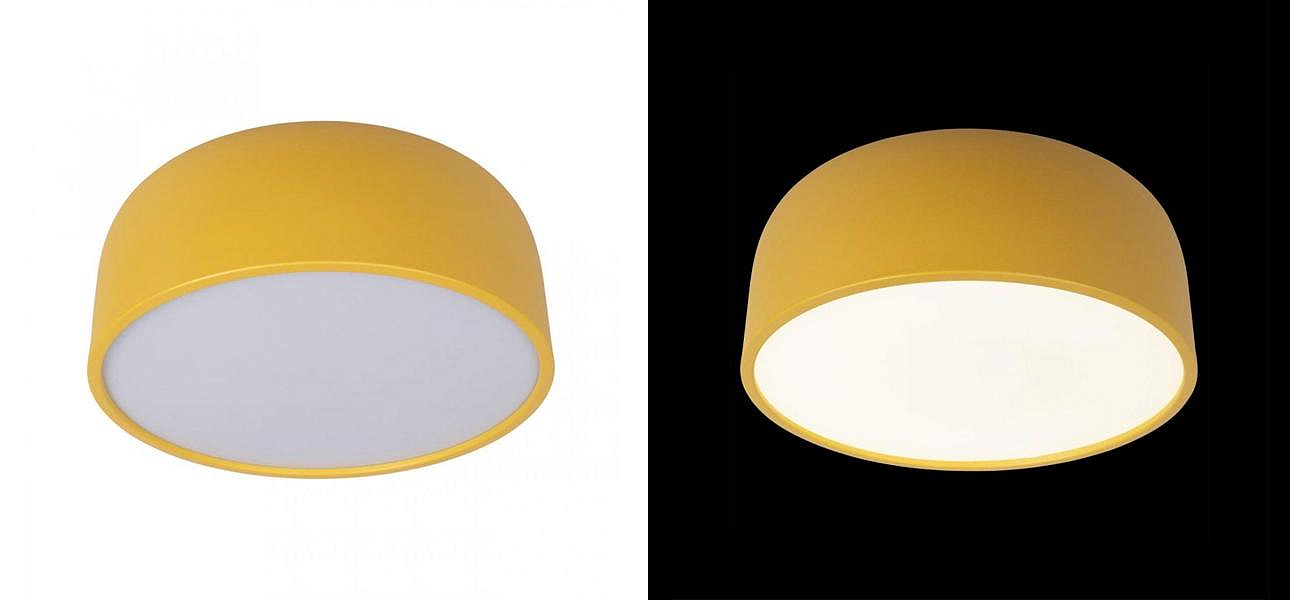 Светильник потолочный круглый Color cup Yellow Светильник потолочный круглый Color cup Yellow - Loft-Concept в Самаре