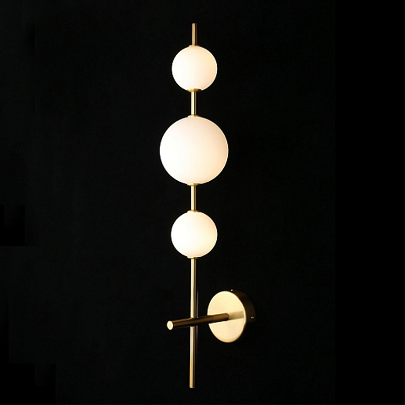 Бра настенное светодиодное Three Elements of Light Золотой Белый в Самаре | Loft Concept 