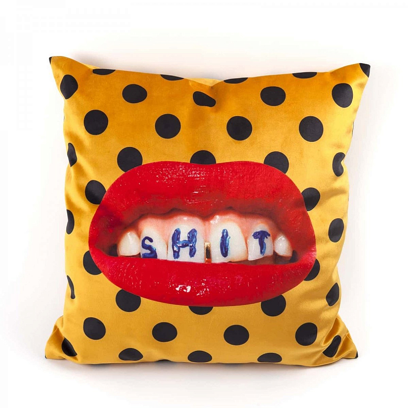 Подушка Seletti Cushion Shit Toiletpaper Желтый Подушка Seletti Cushion Shit Toiletpaper Желтый в Самаре | Loft Concept