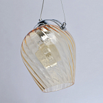 Подвесной светильник со стеклянном плафоном в форме бокала Kaleido варинант исполнения - 4 | Loft Concept в Самаре