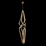 Подвесной светильник с декоративными элементами в виде кристаллов Smooth Shine варинант исполнения - 1 | Loft Concept в Самаре