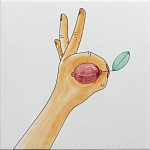 Плитка дизайнерская с рисунком Лимон варинант исполнения - 2 | Loft Concept в Самаре