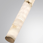 Подвесной светильник с плафоном в форме цилиндра из алебастра Cryptocrystalline Stone варинант исполнения - 5 | Loft Concept в Самаре