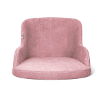 Стул с мягкой розовой обивкой из велюра и подъемно-поворотным механизмом на черных колесиках Harper Pink варинант исполнения - 2 | Loft Concept в Самаре