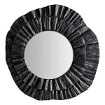 Зеркало в фактурной черной раме в современном стиле Black Maelstrom варинант исполнения - 1 | Loft Concept в Самаре