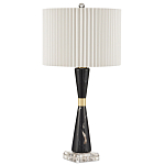 Настольная лампа с плиссированным цилиндрическим абажуром Tightened Waist варинант исполнения - 3 | Loft Concept в Самаре