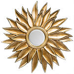 Зеркало-солнце с золотыми с лучами Rays of Peace варинант исполнения - 1 | Loft Concept в Самаре