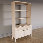 Стеллаж Primo с ящиками Светлый дуб  варинант исполнения - 2 | Loft Concept в Самаре