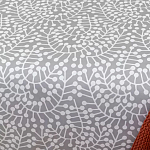 Постельное белье серого цвета с рисунком 200х220 см Blossom Essence варинант исполнения - 4 | Loft Concept в Самаре