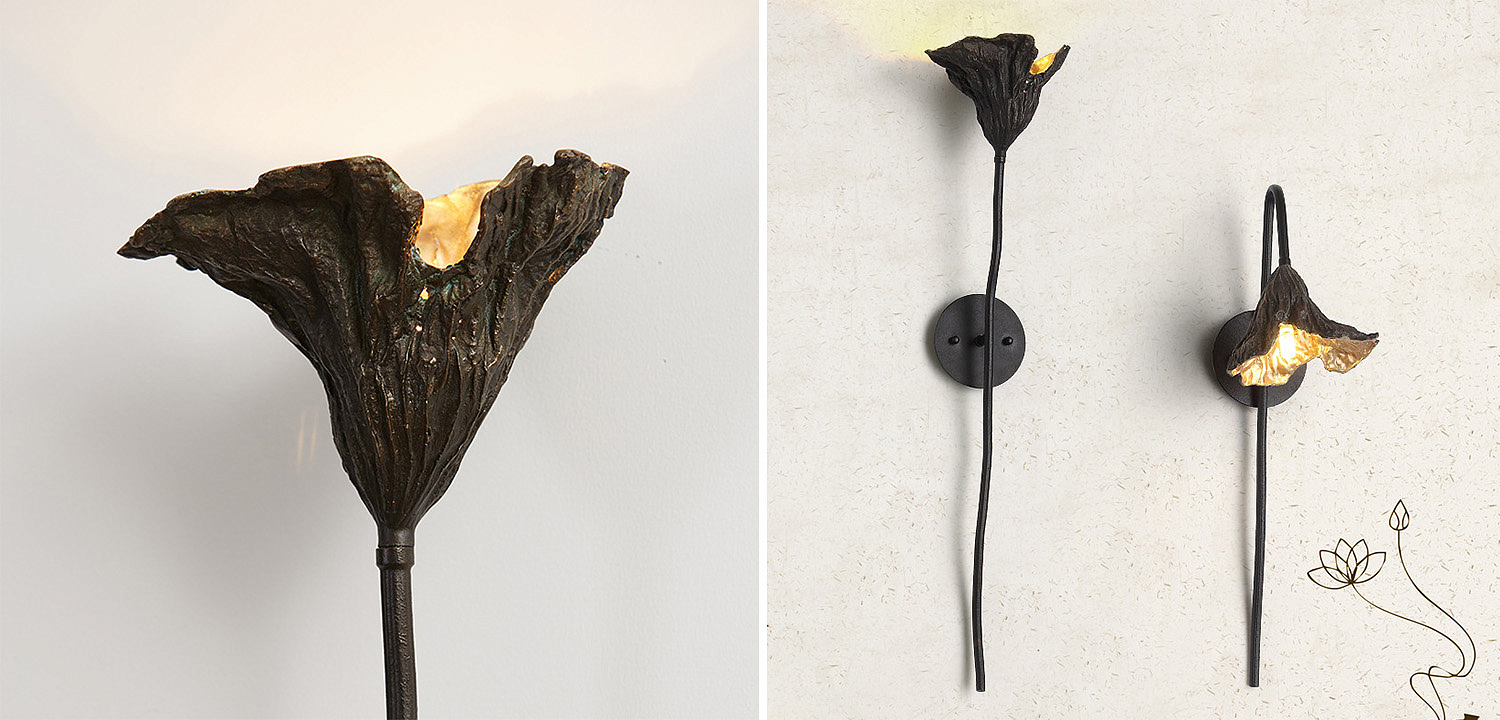 Настенный светильник Увядший Лотос Withering Lotus Lamp II Настенный светильник Увядший Лотос Withering Lotus Lamp II - Loft-Concept в Самаре