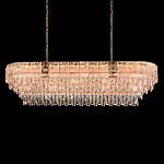 Люстра овальная с каскадом из прозрачного хрусталя Constant Sparks варинант исполнения - 1 | Loft Concept в Самаре