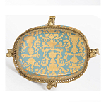 Чаша с орнаментом на ножках в виде бронзовых ангелов Eden Garden варинант исполнения - 4 | Loft Concept в Самаре