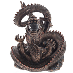 Декоративная статуэтка Дракон Фуцанлун Fuzanglong Dragon Brown Statuette варинант исполнения - 3 | Loft Concept в Самаре