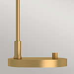 Настольная лампа с конусообразным плафоном и внутренней частью золотого цвета Alora Mood варинант исполнения - 7 | Loft Concept в Самаре