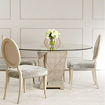 Стол обеденный круглый на зеркальном основании Spectacular Table варинант исполнения - 1 | Loft Concept в Самаре