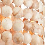 Люстра с каскадом из круглых декоративных элементов Texture Discs варинант исполнения - 1 | Loft Concept в Самаре