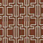 Дизайнерская плитка с узором Лабиринт варинант исполнения - 1 | Loft Concept в Самаре