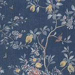 Обои ручная роспись Houghton Dark Blue варинант исполнения - 1 | Loft Concept в Самаре