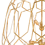 Люстра овальная с переплетенными ромбами Large Scale Artwork варинант исполнения - 1 | Loft Concept в Самаре