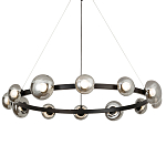 Светодиодная кольцевая люстра IONA Сhandelier black варинант исполнения - 3 | Loft Concept в Самаре