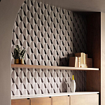 Гипсовая 3D Панель DRAGON SCALE - C варинант исполнения - 1 | Loft Concept в Самаре