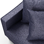 Мебельная ткань Шенилл синий цвет 138 см T4-33 варинант исполнения - 2 | Loft Concept в Самаре