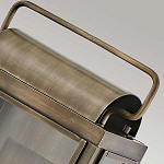 Настенный фонарь прямоугольной формы цвета состаренная латунь с двумя лампами Hinkley варинант исполнения - 4 | Loft Concept в Самаре