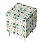 Тумба  с рисунком Short Pina Colada Orange варинант исполнения - 2 | Loft Concept в Самаре