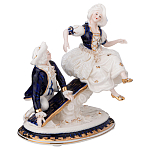Статуэтка фарфоровая Влюбленная пара Charming Statuette варинант исполнения - 1 | Loft Concept в Самаре