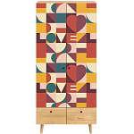 Шкаф с принтом The rebus of love варинант исполнения - 2 | Loft Concept в Самаре