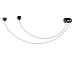 Подвесной светильник с двойными световыми дугами  Luke Lampco Tracer Lamp варинант исполнения - 1 | Loft Concept в Самаре