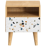 Прикроватная тумба с изображением на ящике Elise Nightstand варинант исполнения - 14 | Loft Concept в Самаре