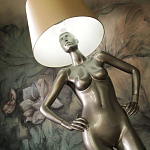 Лампа MANNEQUIN LAMP с абажуром руки на талии варинант исполнения - 9 | Loft Concept в Самаре