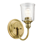 Бра с прозрачным стеклянным абажуром в форме цилиндра Kichler варинант исполнения - 12 | Loft Concept в Самаре