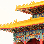 Храм Конфуция Тайвань миниатюра для интерьера в китайском стиле варинант исполнения - 1 | Loft Concept в Самаре