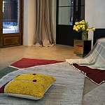 Чехол на подушку с рисунком горчичного цвета Elan Textured варинант исполнения - 2 | Loft Concept в Самаре