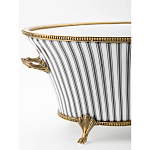 Кашпо Black white stripe варинант исполнения - 4 | Loft Concept в Самаре