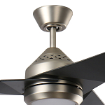 Люстра с вентилятором с черными лопастями Kichler варинант исполнения - 2 | Loft Concept в Самаре