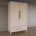 Шкаф платяной Primo с выдвижными ящиками шпон Черный дуб варинант исполнения - 3 | Loft Concept в Самаре