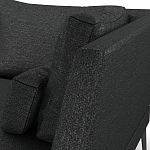 Мебельная ткань Шенилл черный цвет 138 см T4-35 варинант исполнения - 6 | Loft Concept в Самаре