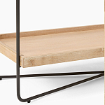 Консоль деревянной столешницей и полкой Wooden Table Top and Shelf варинант исполнения - 3 | Loft Concept в Самаре