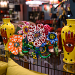 Декоративная статуэтка Yayoi Kusama Flowers that Bloom at Midnight Red варинант исполнения - 3 | Loft Concept в Самаре